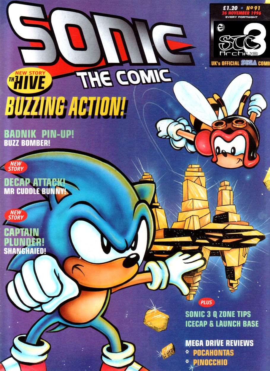 Sonic The Comic Fn Fleetway Quality Hedgehog Comic